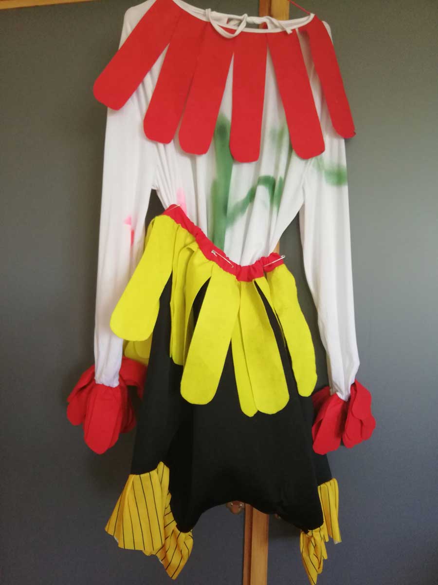 trajes cabezudos en Villavieja del Lozoya