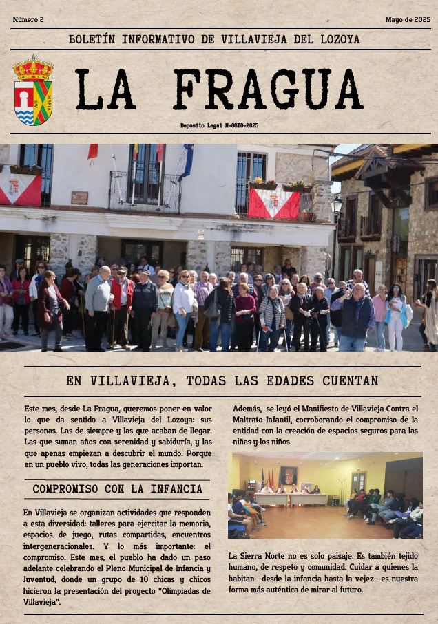 Boletín informativo LA FRAGUA mayo 2025