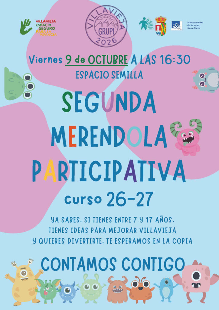 Segunda merendola participativa, curso 2026/27