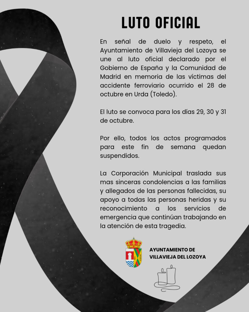 Comunicado luto oficial